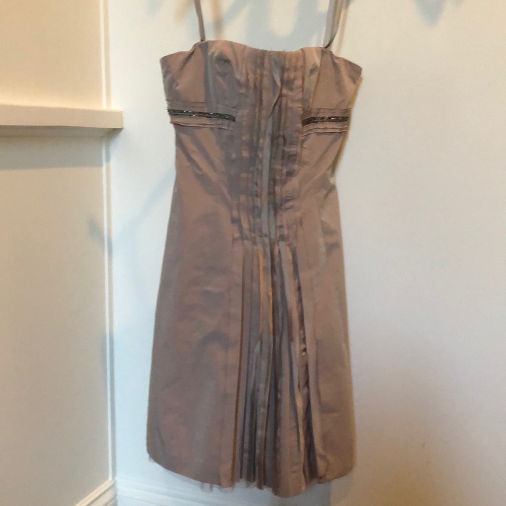 BCBG MAXAZRIA WOVEN DRESS